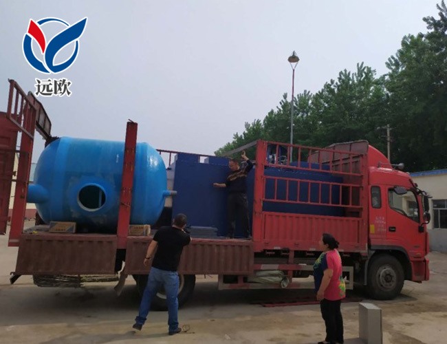 一體化成套設(shè)備發(fā)貨現(xiàn)場(chǎng)